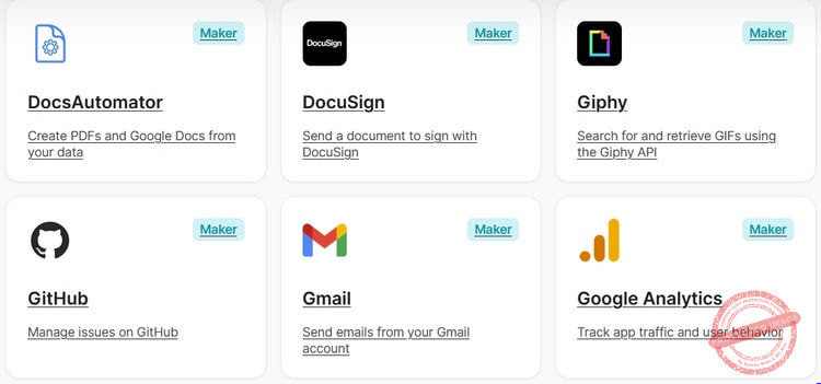 Intégration de services tiers