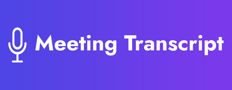 Meeting Transcript : La plateforme tout en un de transcription audio en texte
